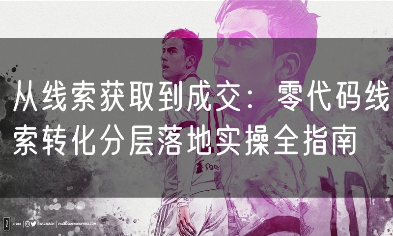 从线索获取到成交:零代码线索转化分层落地实操全指南