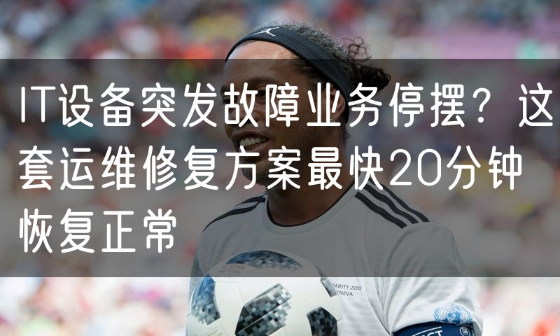 IT设备突发故障业务停摆?这套运维修复方案最快20分钟恢复正常