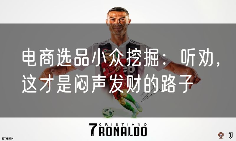 电商选品小众挖掘：听劝，这才是闷声发财的路子