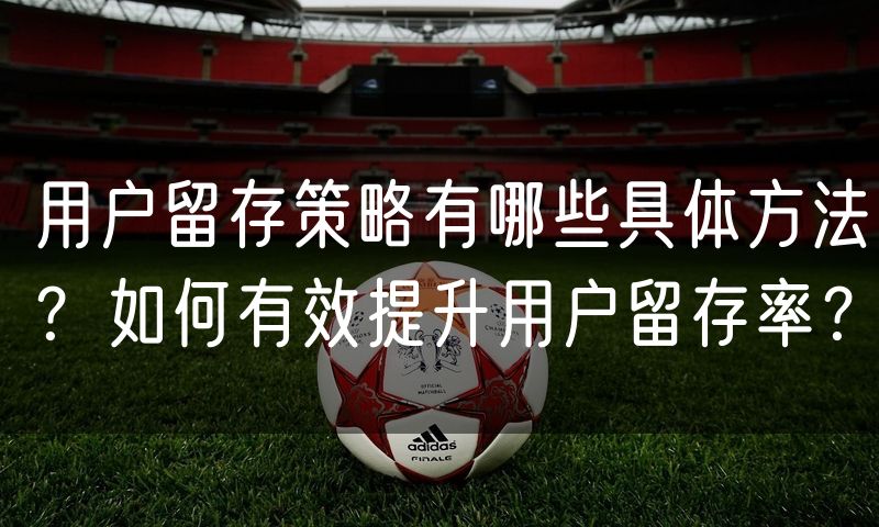 用户留存策略有哪些具体方法?如何有效提升用户留存率?