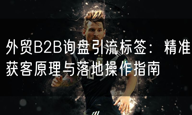 外贸B2B询盘引流标签:精准获客原理与落地操作指南