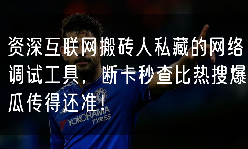 资深互联网搬砖人私藏的网络调试工具,断卡秒查比热搜爆瓜传得还准!