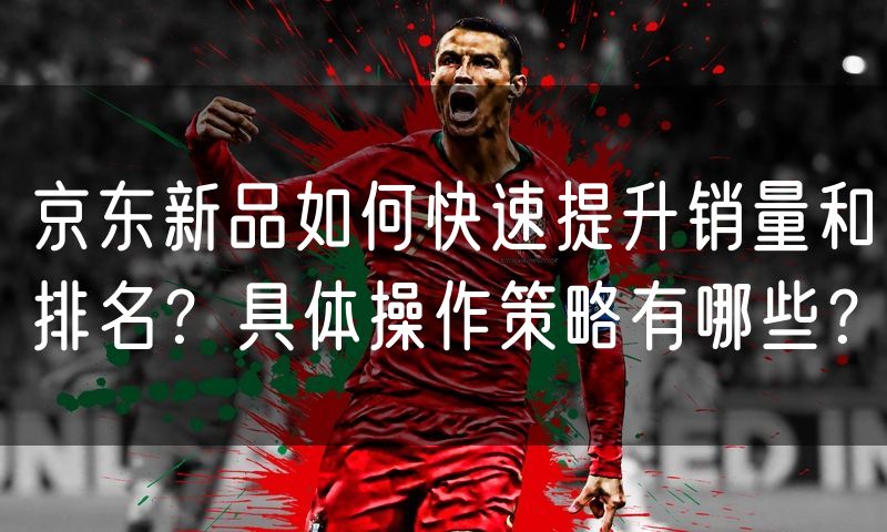 京东新品如何快速提升销量和排名？具体操作策略有哪些？