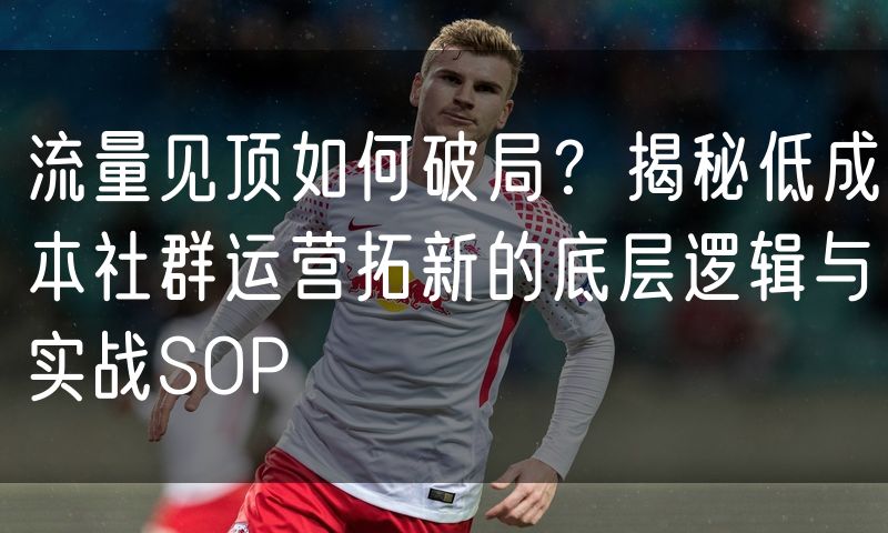 流量见顶如何破局?揭秘低成本社群运营拓新的底层逻辑与实战SOP