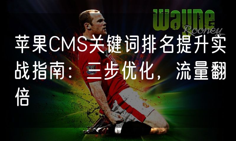 苹果CMS关键词排名提升实战指南:三步优化,流量翻倍