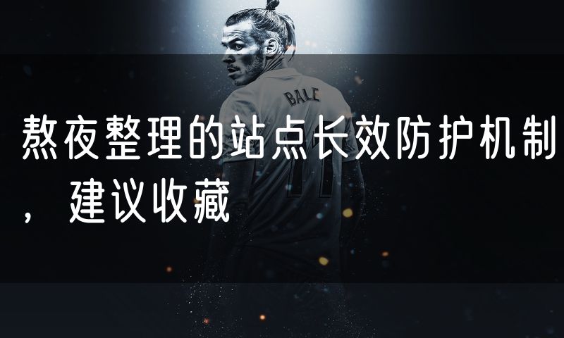 熬夜整理的站点长效防护机制,建议收藏