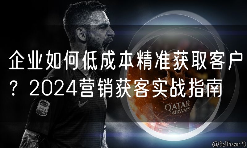 企业如何低成本精准获取客户?2024营销获客实战指南