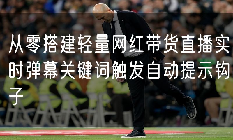 从零搭建轻量网红带货直播实时弹幕关键词触发自动提示钩子