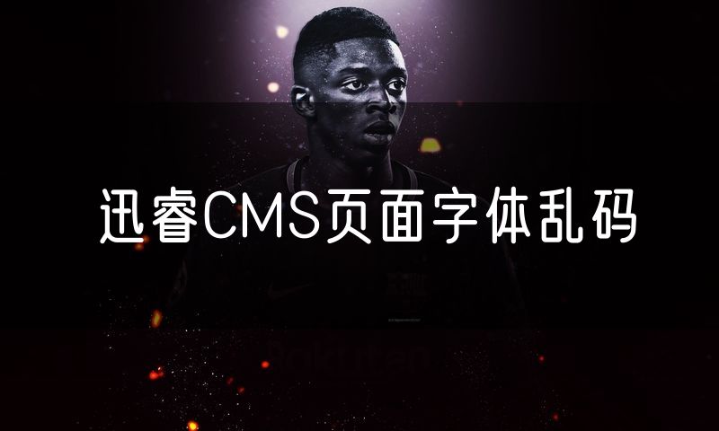 迅睿CMS页面字体乱码