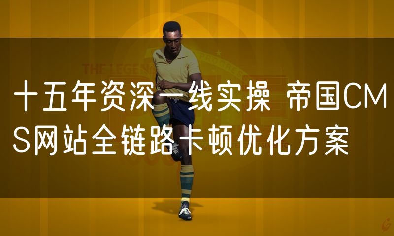 十五年资深一线实操 帝国CMS网站全链路卡顿优化方案
