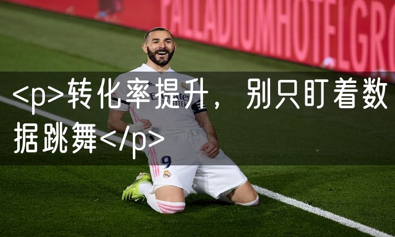 <p>转化率提升,别只盯着数据跳舞</p>