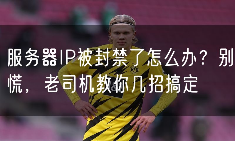服务器IP被封禁了怎么办？别慌，老司机教你几招搞定