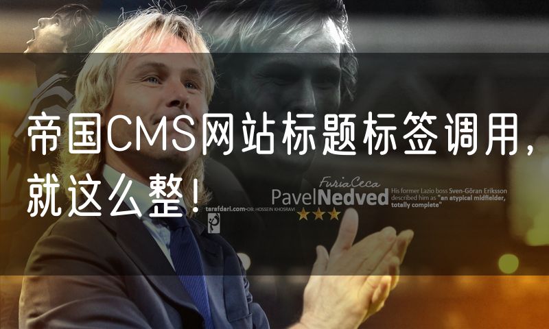 帝国CMS网站标题标签调用,就这么整!