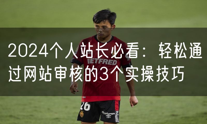 2024个人站长必看：轻松通过网站审核的3个实操技巧