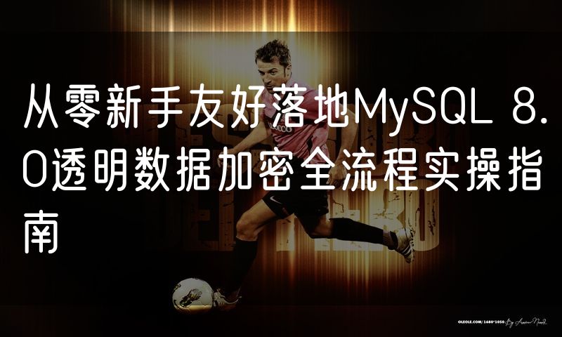 从零新手友好落地MySQL 8.0透明数据加密全流程实操指南