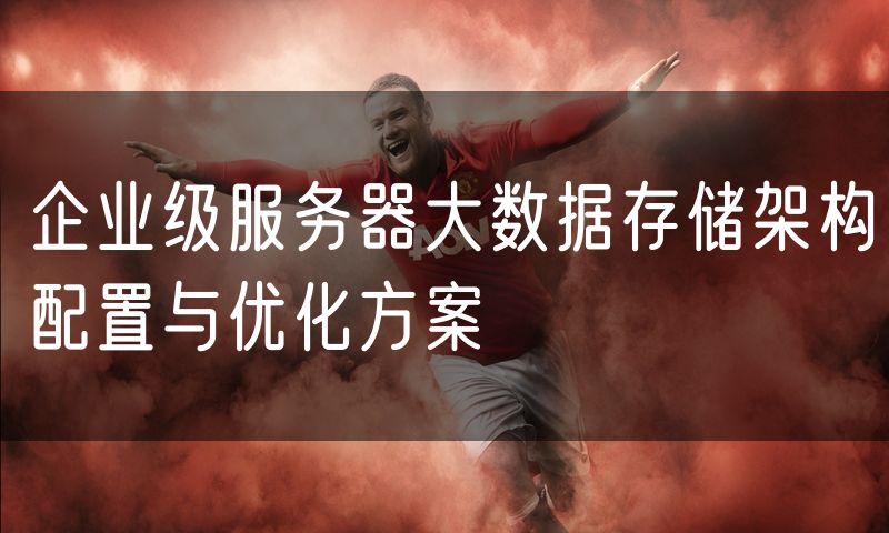 企业级服务器大数据存储架构配置与优化方案