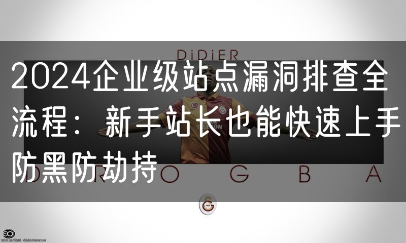 2024企业级站点漏洞排查全流程:新手站长也能快速上手防黑防劫持