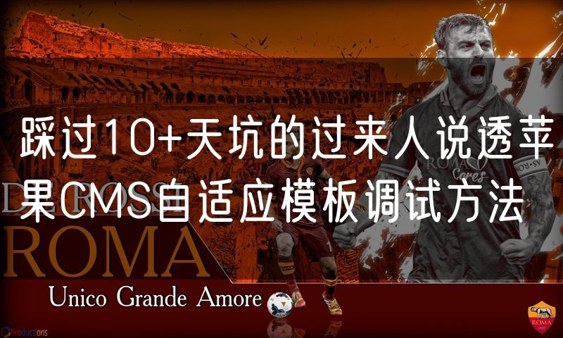 踩过10+天坑的过来人说透苹果CMS自适应模板调试方法