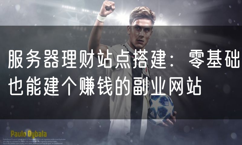 服务器理财站点搭建：零基础也能建个赚钱的副业网站