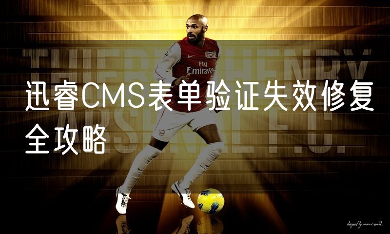 迅睿CMS表单验证失效修复全攻略