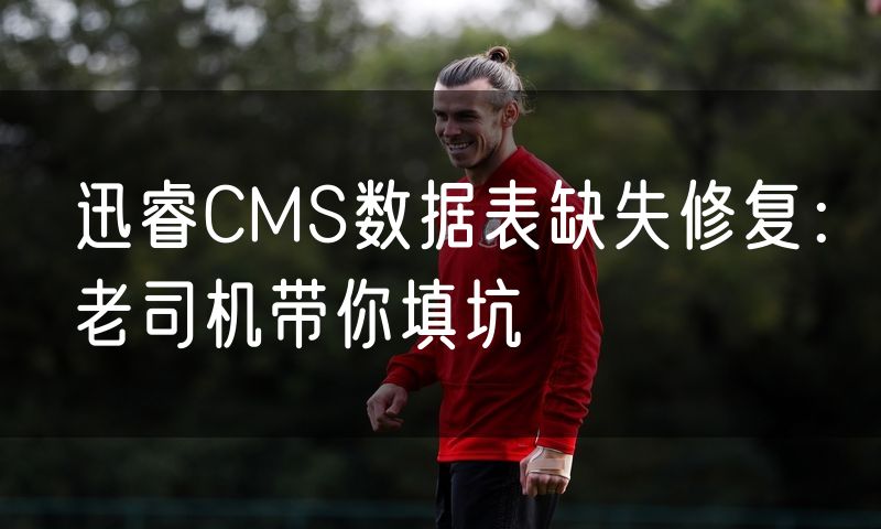 迅睿CMS数据表缺失修复:老司机带你填坑