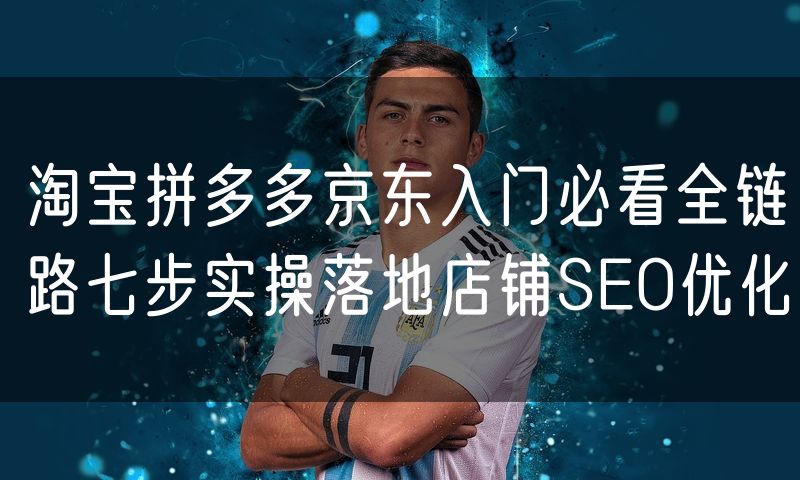 淘宝拼多多京东入门必看全链路七步实操落地店铺SEO优化