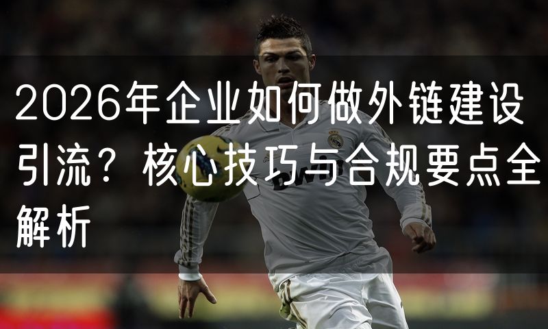 2026年企业如何做外链建设引流？核心技巧与合规要点全解析
