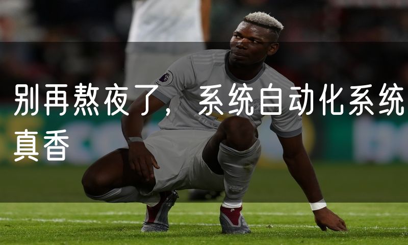 别再熬夜了，系统自动化系统真香