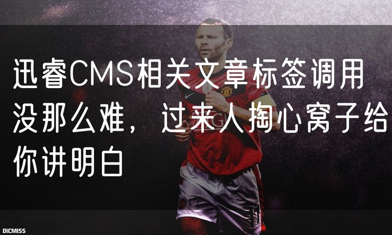 迅睿CMS相关文章标签调用没那么难,过来人掏心窝子给你讲明白