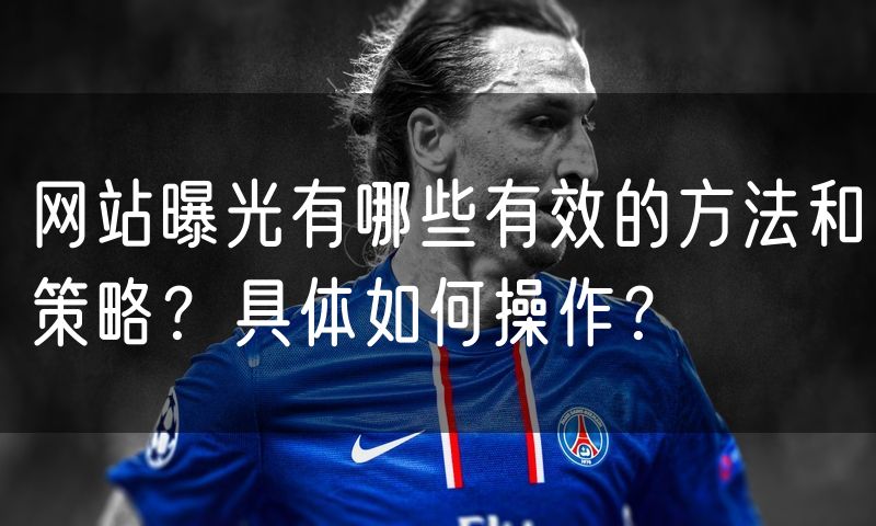 网站曝光有哪些有效的方法和策略?具体如何操作?