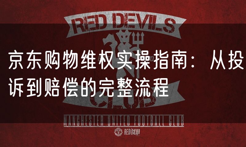 京东购物维权实操指南：从投诉到赔偿的完整流程