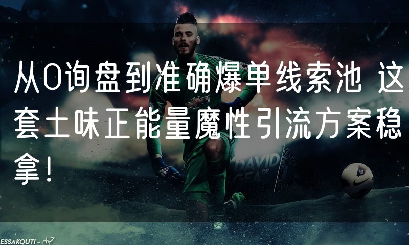 从0询盘到准确爆单线索池 这套土味正能量魔性引流方案稳拿！