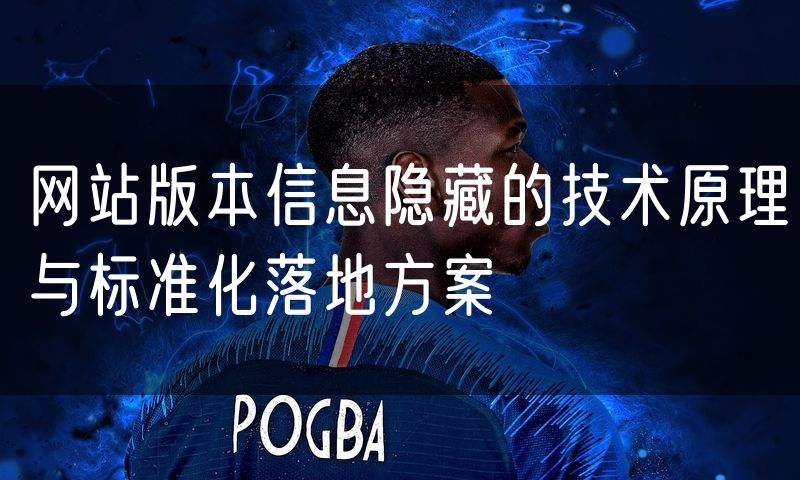 网站版本信息隐藏的技术原理与标准化落地方案
