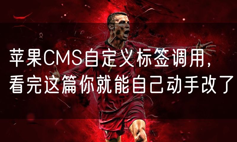 苹果CMS自定义标签调用,看完这篇你就能自己动手改了