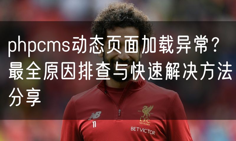 phpcms动态页面加载异常?最全原因排查与快速解决方法分享