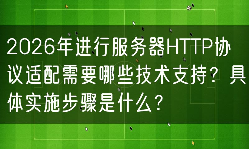 2026年进行服务器HTTP协议适配需要哪些技术支持？具体实施步骤是什么？