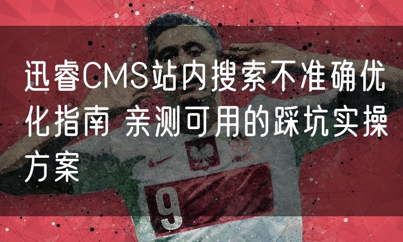 迅睿CMS站内搜索不准确优化指南 亲测可用的踩坑实操方案