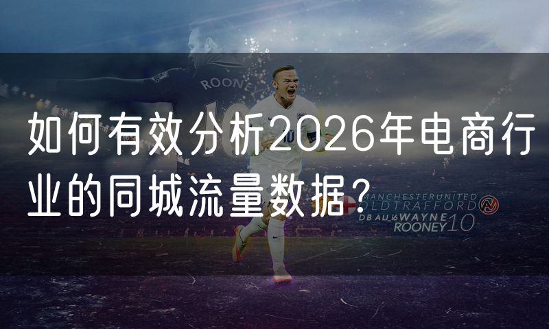 如何有效分析2026年电商行业的同城流量数据？
