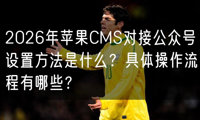 2026年苹果CMS对接公众号设置方法是什么？具体操作流程有哪些？