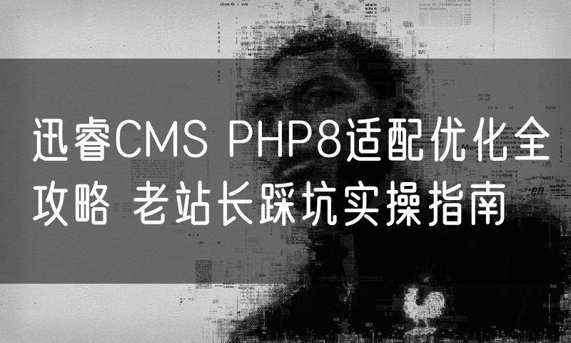 迅睿CMS PHP8适配优化全攻略 老站长踩坑实操指南