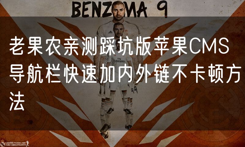 老果农亲测踩坑版苹果CMS导航栏快速加内外链不卡顿方法
