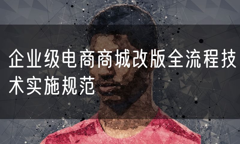 企业级电商商城改版全流程技术实施规范