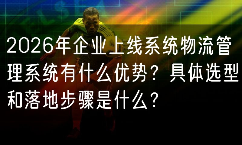 2026年企业上线系统物流管理系统有什么优势？具体选型和落地步骤是什么？
