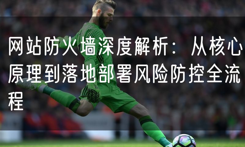 网站防火墙深度解析:从核心原理到落地部署风险防控全流程