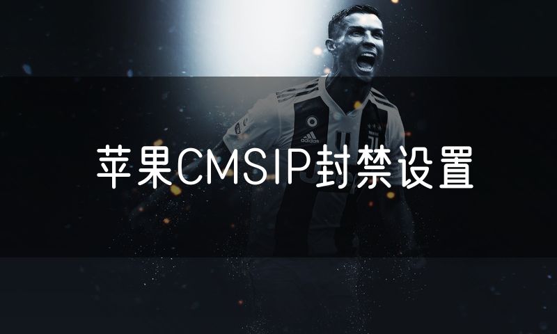 苹果CMSIP封禁设置