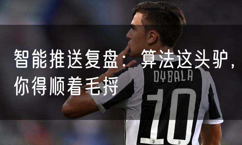 智能推送复盘:算法这头驴,你得顺着毛捋