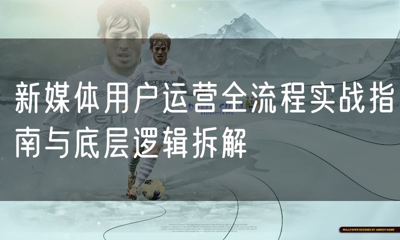 新媒体用户运营全流程实战指南与底层逻辑拆解